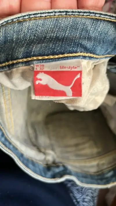 Jeans de mezclilla azul para mujer - miniatura 5