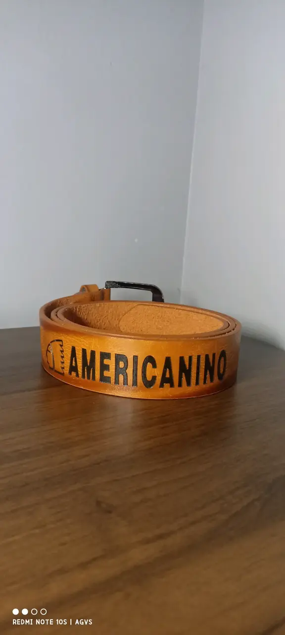 Cinturón de cuero marrón Americanino - 2