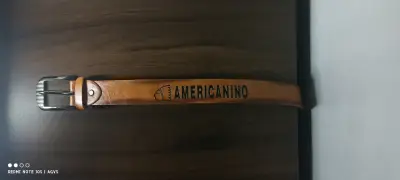 Cinturón de cuero marrón Americanino - miniatura 3