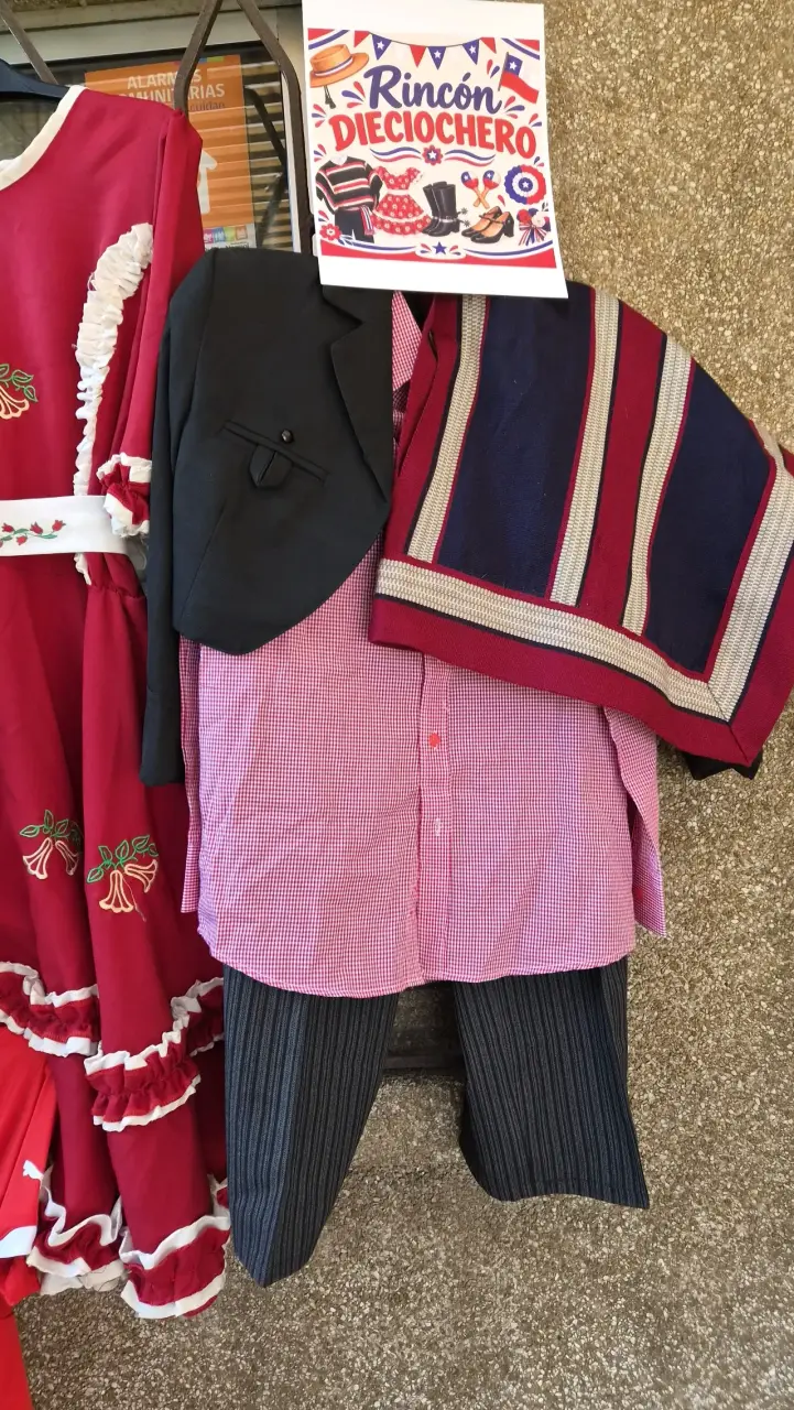 Traje típico chileno cueca para niño