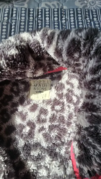 Chaqueta de felpa con estampado animal print Maui & Sons - miniatura 2