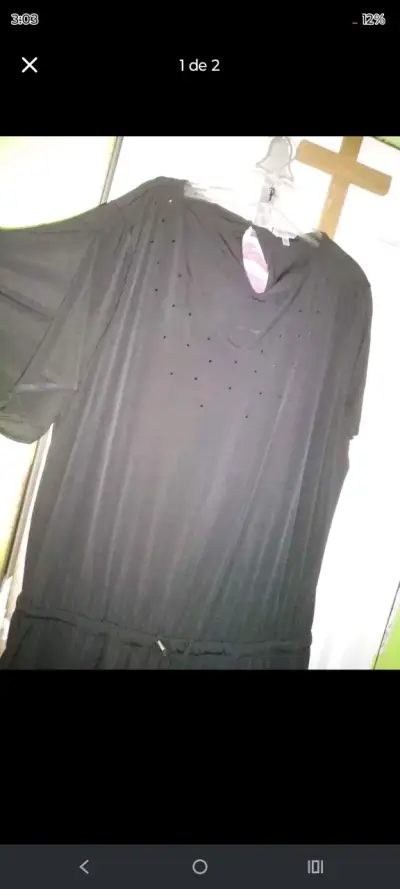 Enterito negro de fiesta - miniatura 1