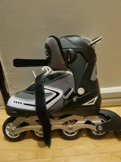 Patines en línea ajustables Honda negros - miniatura 1