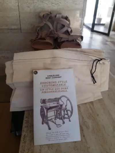Sandalias de cuero con lazo Timberland - miniatura 3