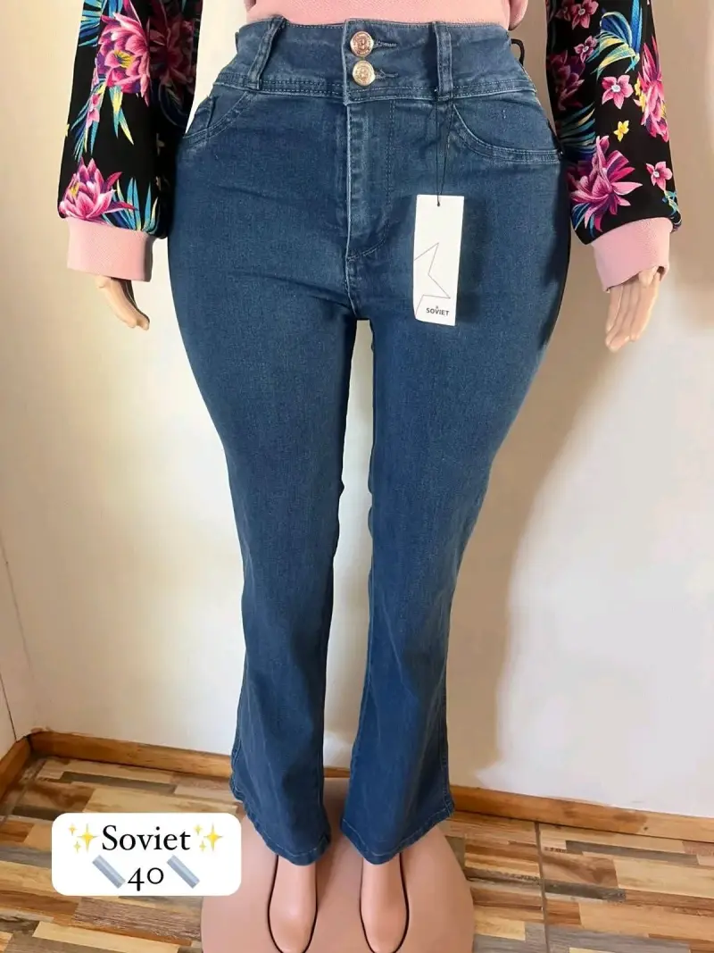 Jeans acampanados azul Soviet talla 40 - 1