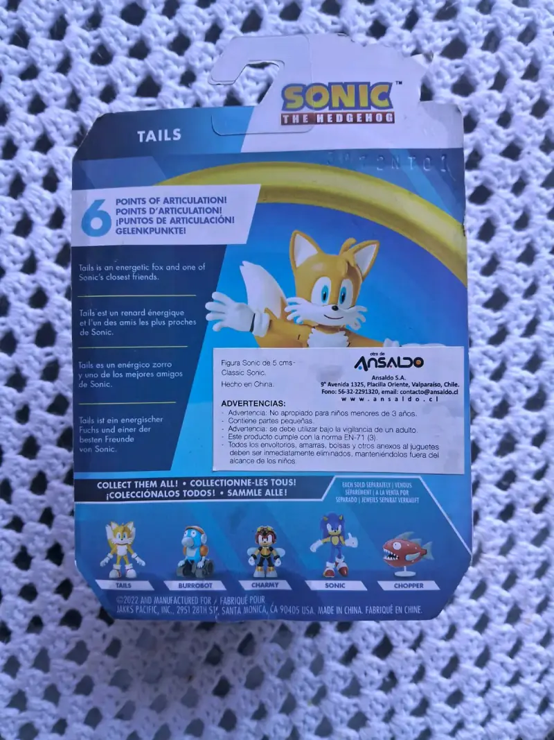 Figura de acción Tails de Sonic The Hedgehog - 2