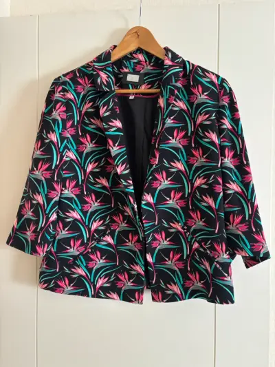Blazer floral mujer ASH talla 46 - miniatura 1