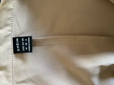 Blazer Beige Mujer Shein Talla S - miniatura 3