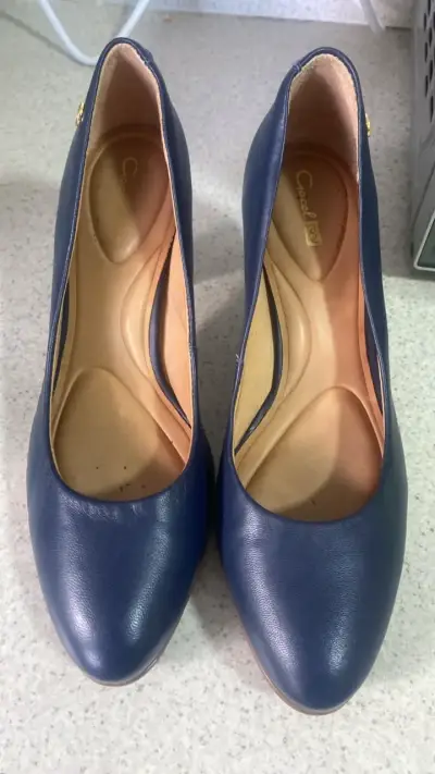 Zapatos de Tacón Azul Mujer Gacel - miniatura 1
