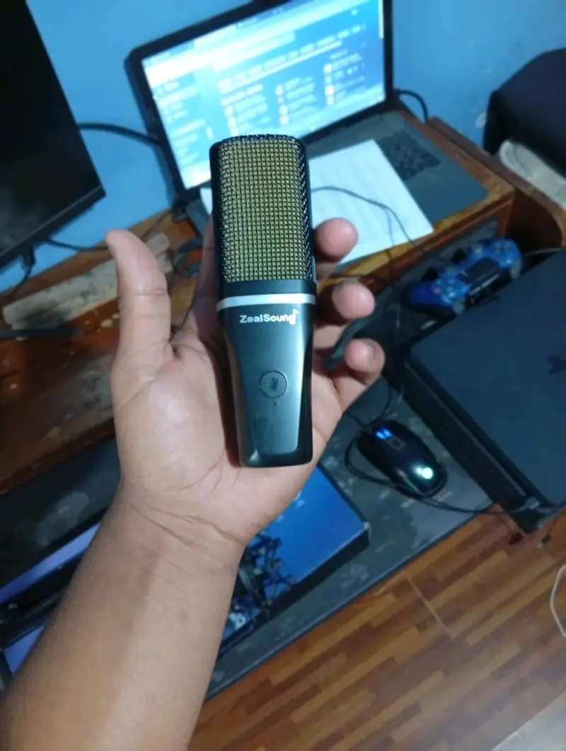 Micrófono de grabación ZealSound A68S con brazo ajustable - 3