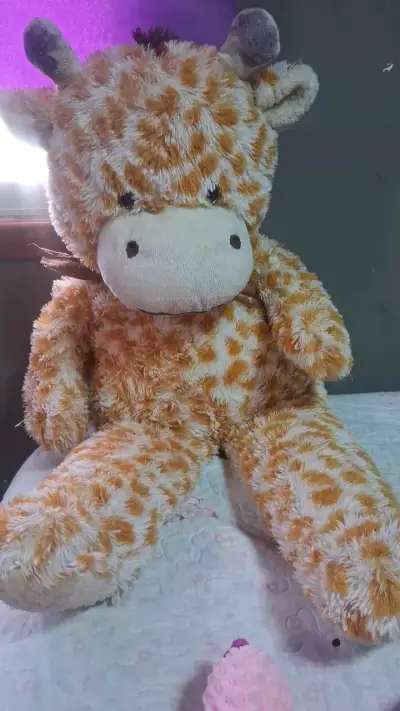 Peluche de jirafa grande suave - miniatura 1