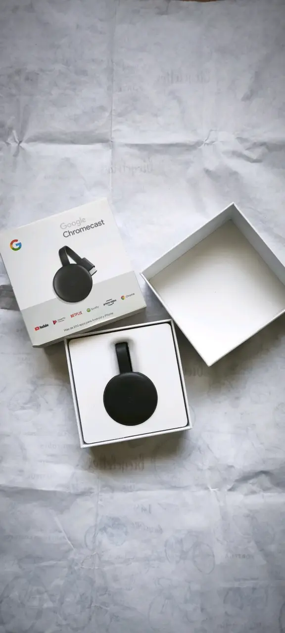 Google Chromecast con caja original - 2