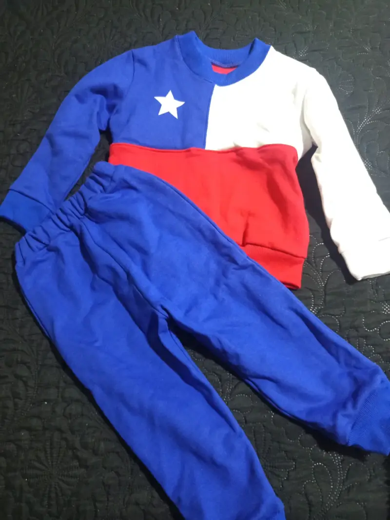 Conjunto infantil bandera de Chile