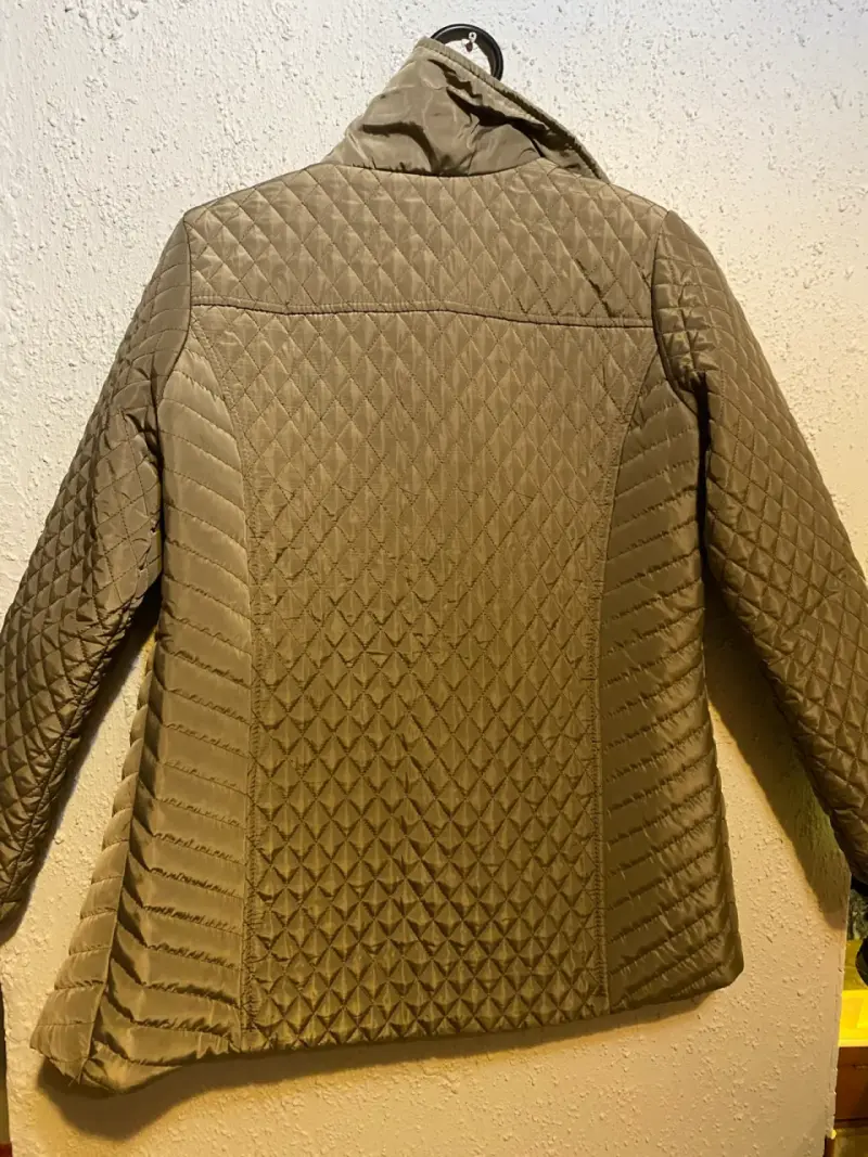 Chaqueta verde olivo gris talla m/l + Cartera - 2