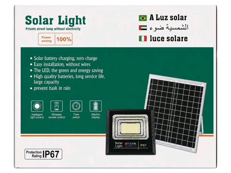 Luz Solar LED para Exteriores IP67