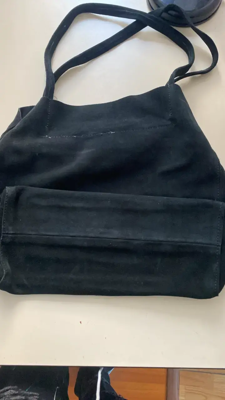 Bolso tote negro de tela Maga - 2