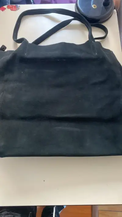 Bolso tote negro de tela Maga - miniatura 3