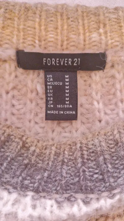 Suéter de punto Forever 21 multicolor - miniatura 2