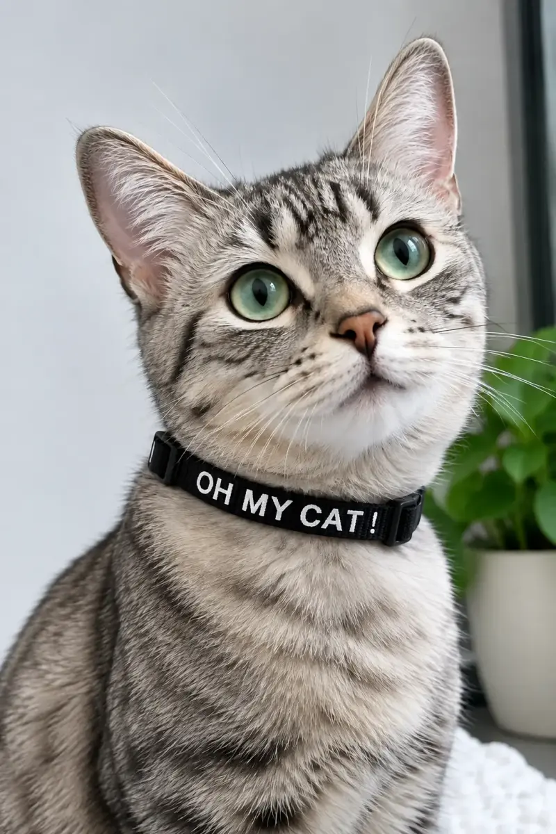 Collar para gato 'Oh My Cat!' ajustable - 1