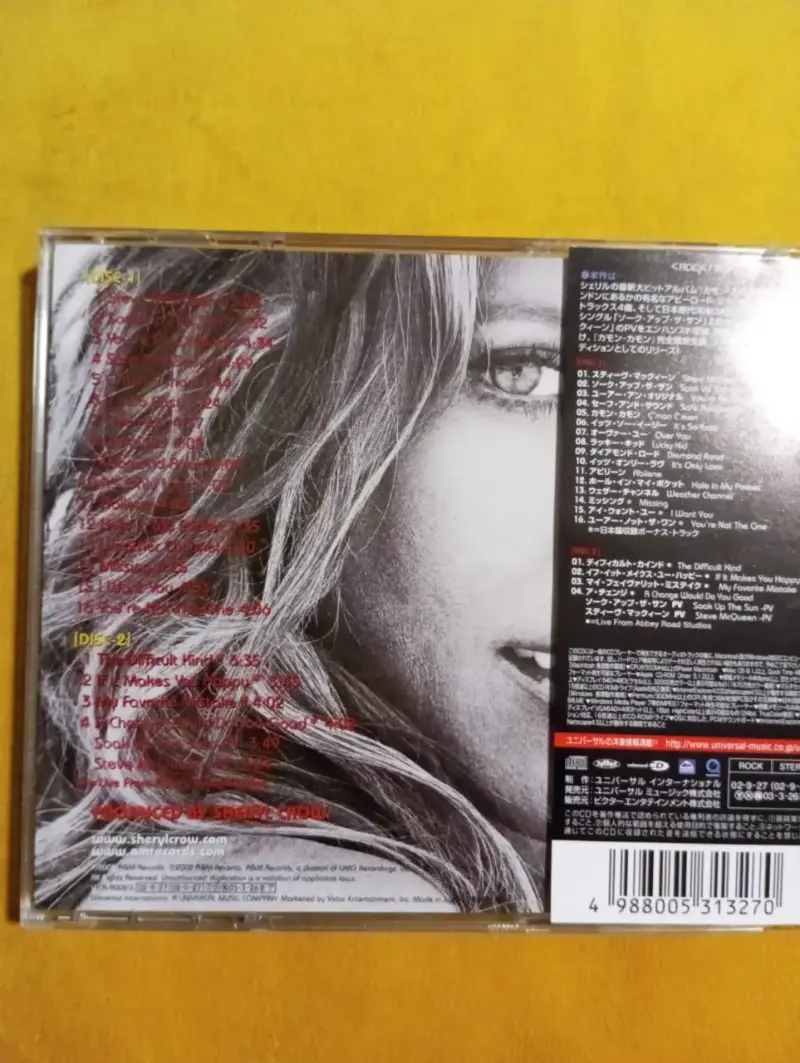 CD Sheryl Crow - C'mon C'mon (Special Japan Tour E - 2