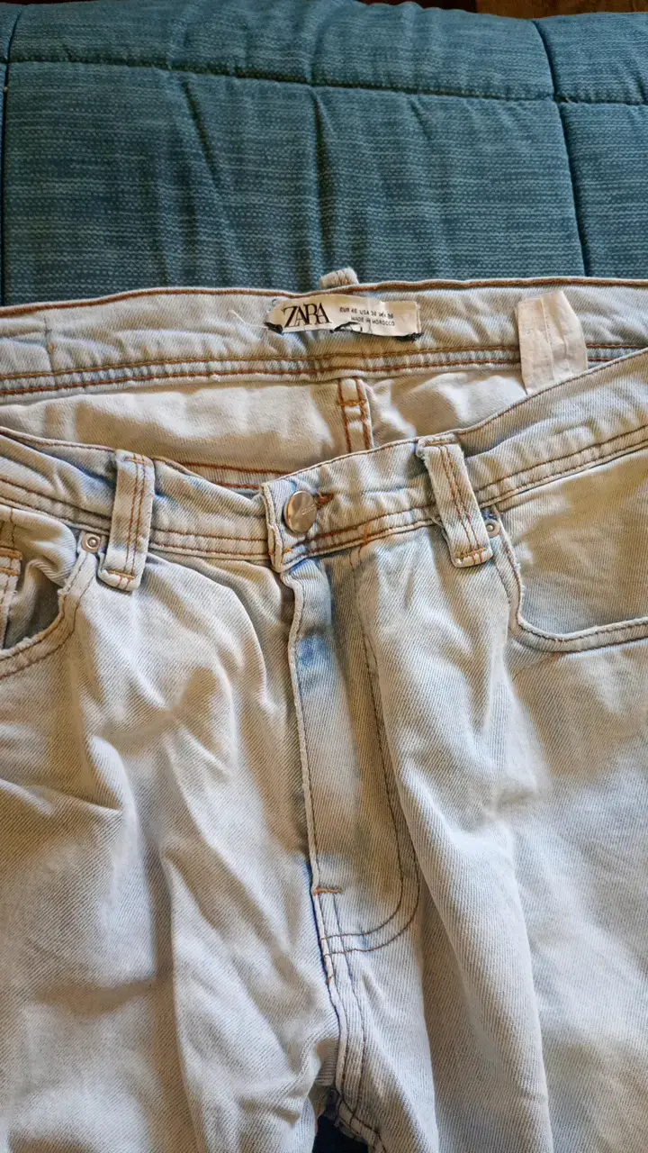 Jeans claros para hombre Zara en buen estado - 2