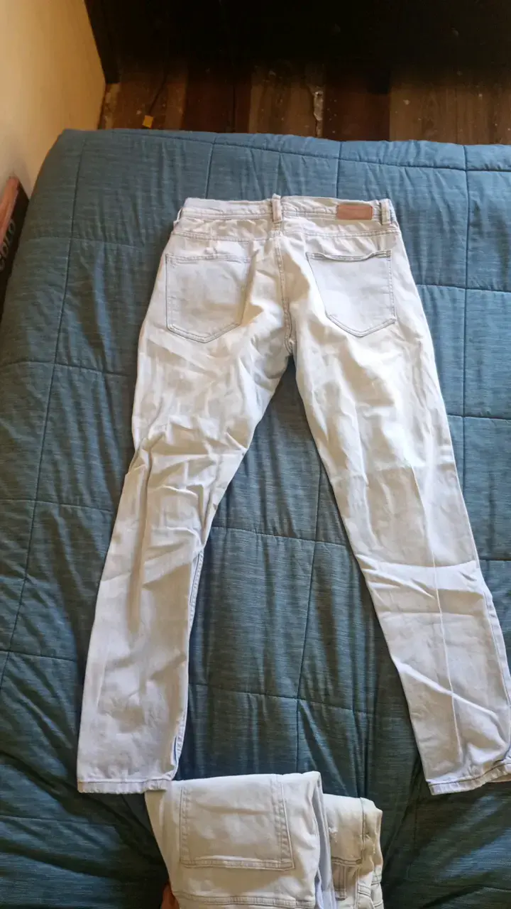 Jeans claros para hombre Zara en buen estado - 3