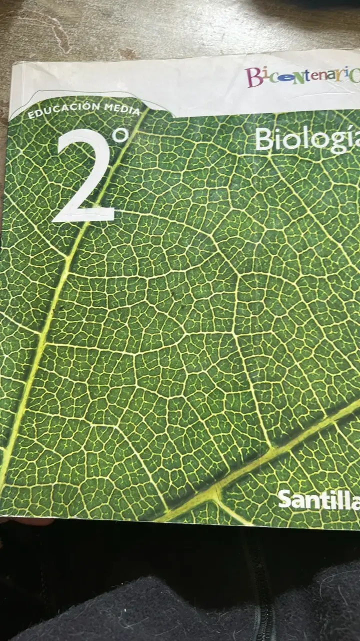 Libro de Biología 2° Educación Media Santillana - 1