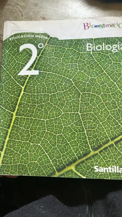 Libro de Biología 2° Educación Media Santillana - miniatura 1