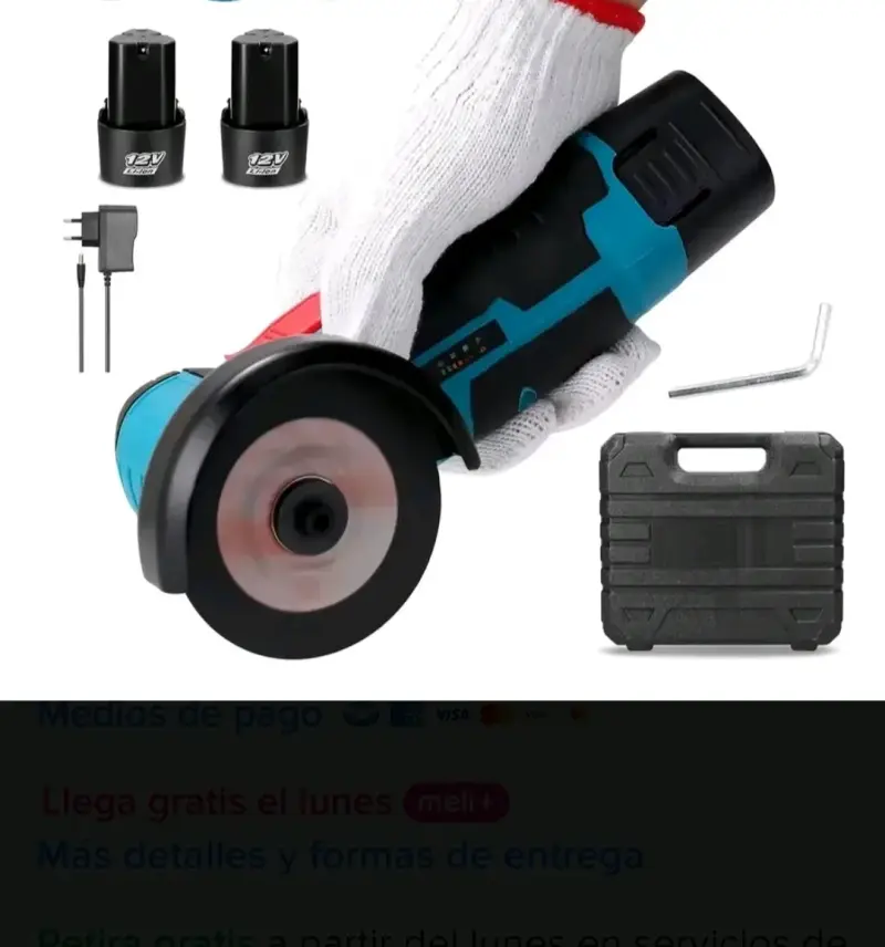 Mini esmeril inalámbrica
