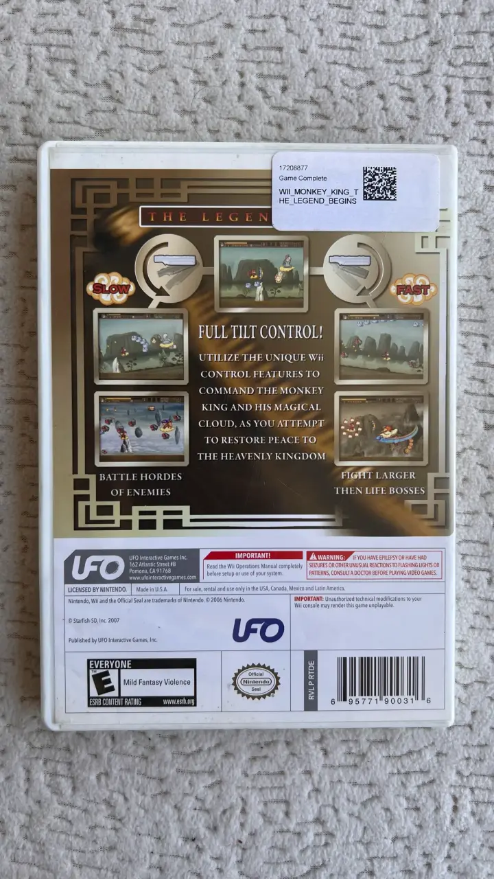Juego Wii The Monkey King: The Legend Begins - 2