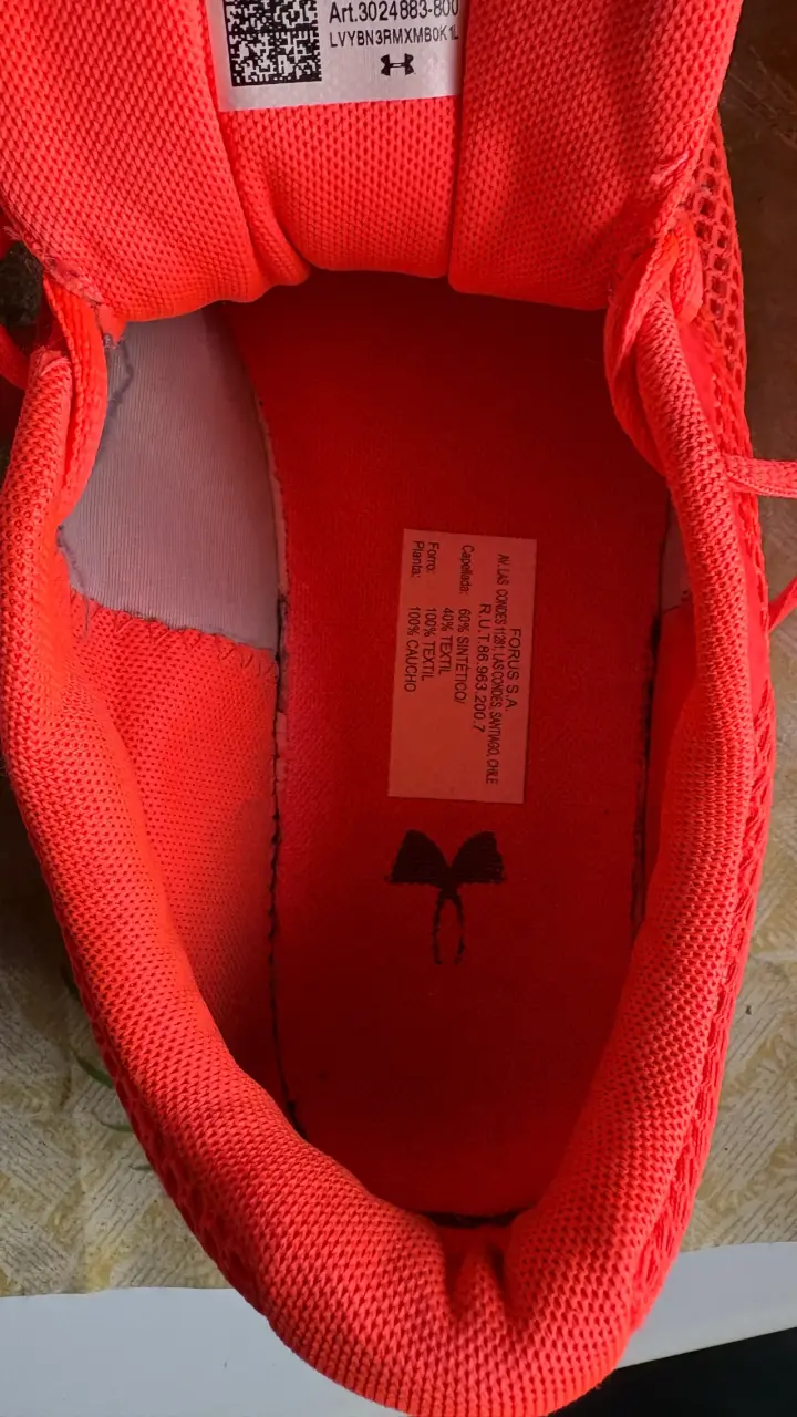 Zapatillas deportivas Under Armour rojas - 4