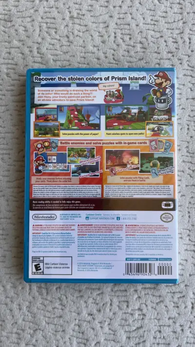 Juego Wii U Paper Mario Color Splash nuevo - miniatura 2