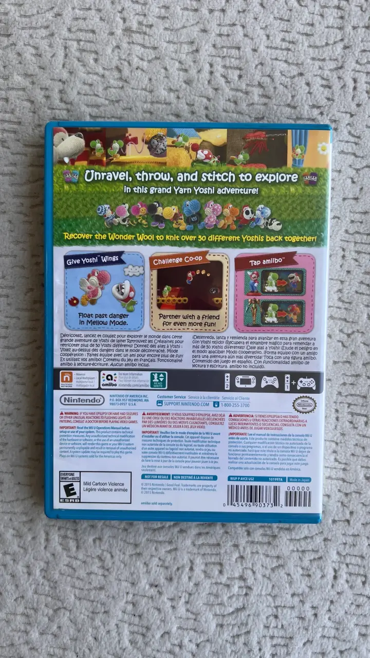 Juego Wii U Yoshi's Woolly World - 2