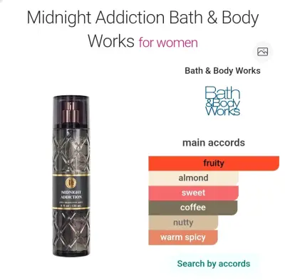 Body mist Midnight Addiction BBW full size - miniatura 3