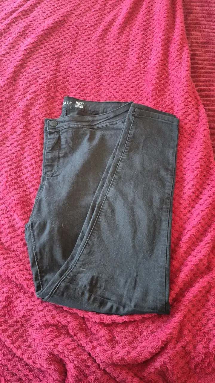 Pantalones negros talla 18 estilo casual - 4