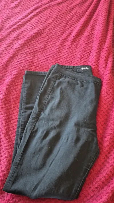 Pantalones negros talla 18 estilo casual - miniatura 5