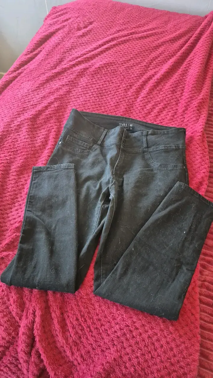 Pantalones negros Tyra talla 46 - 1