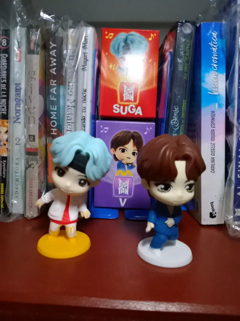 Figuras mcdonald's Suga y V