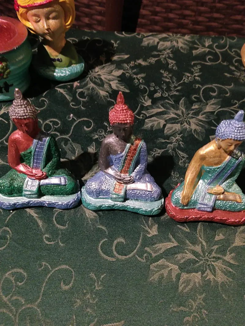 Conjunto de Figuras Decorativas de Buda y Elefante - 2