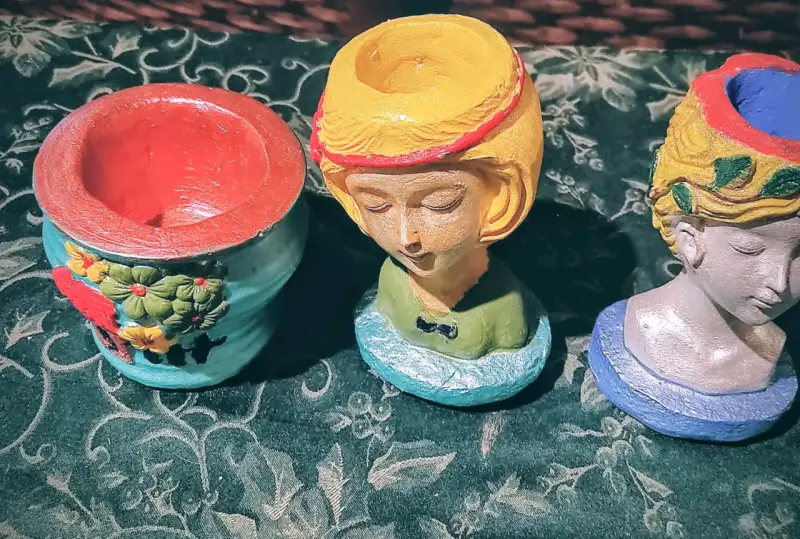 Conjunto de Figuras Decorativas de Buda y Elefante - 6