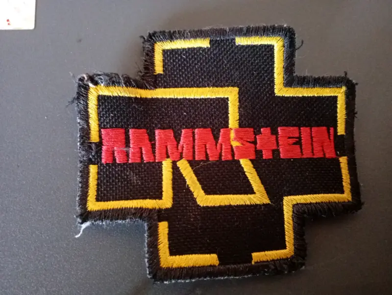 Parche bordado Rammstein para ropa