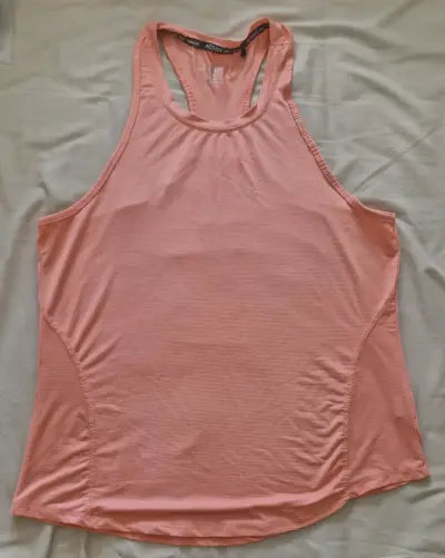 Polera deportiva sin mangas K-Sport color coral - miniatura 1