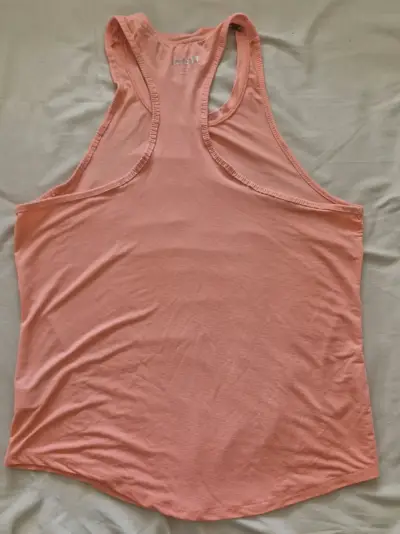 Polera deportiva sin mangas K-Sport color coral - miniatura 2