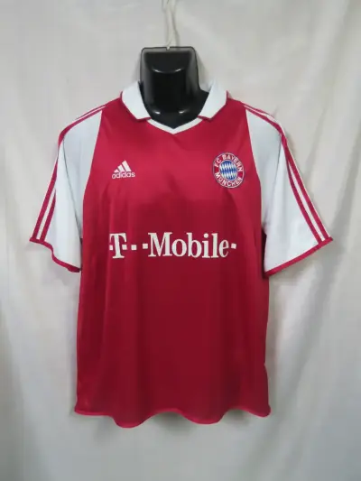 Camiseta Bayern Munich Adidas Talla L AÑO 2004 - miniatura 1