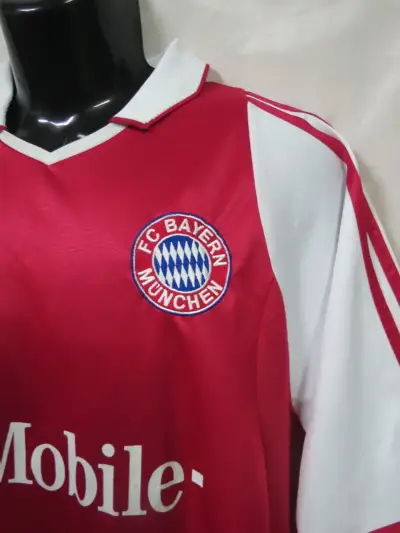 Camiseta Bayern Munich Adidas Talla L AÑO 2004 - miniatura 4