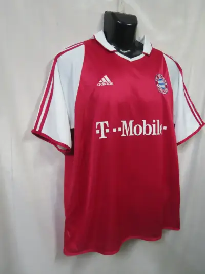 Camiseta Bayern Munich Adidas Talla L AÑO 2004 - miniatura 5