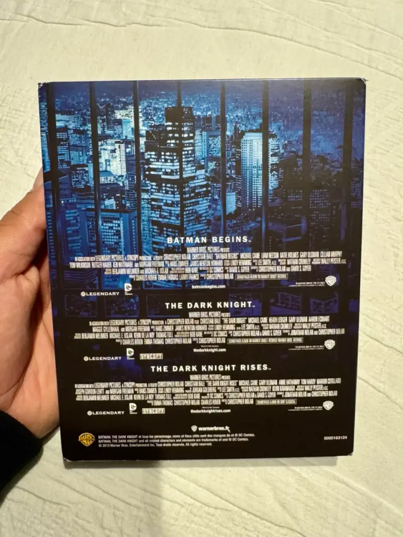 Trilogía The Dark Knight en Blu-ray Steel Book - 5