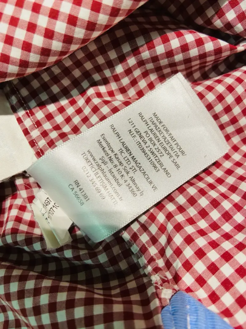 Camisa a cuadros Ralph Lauren roja para hombre - 5