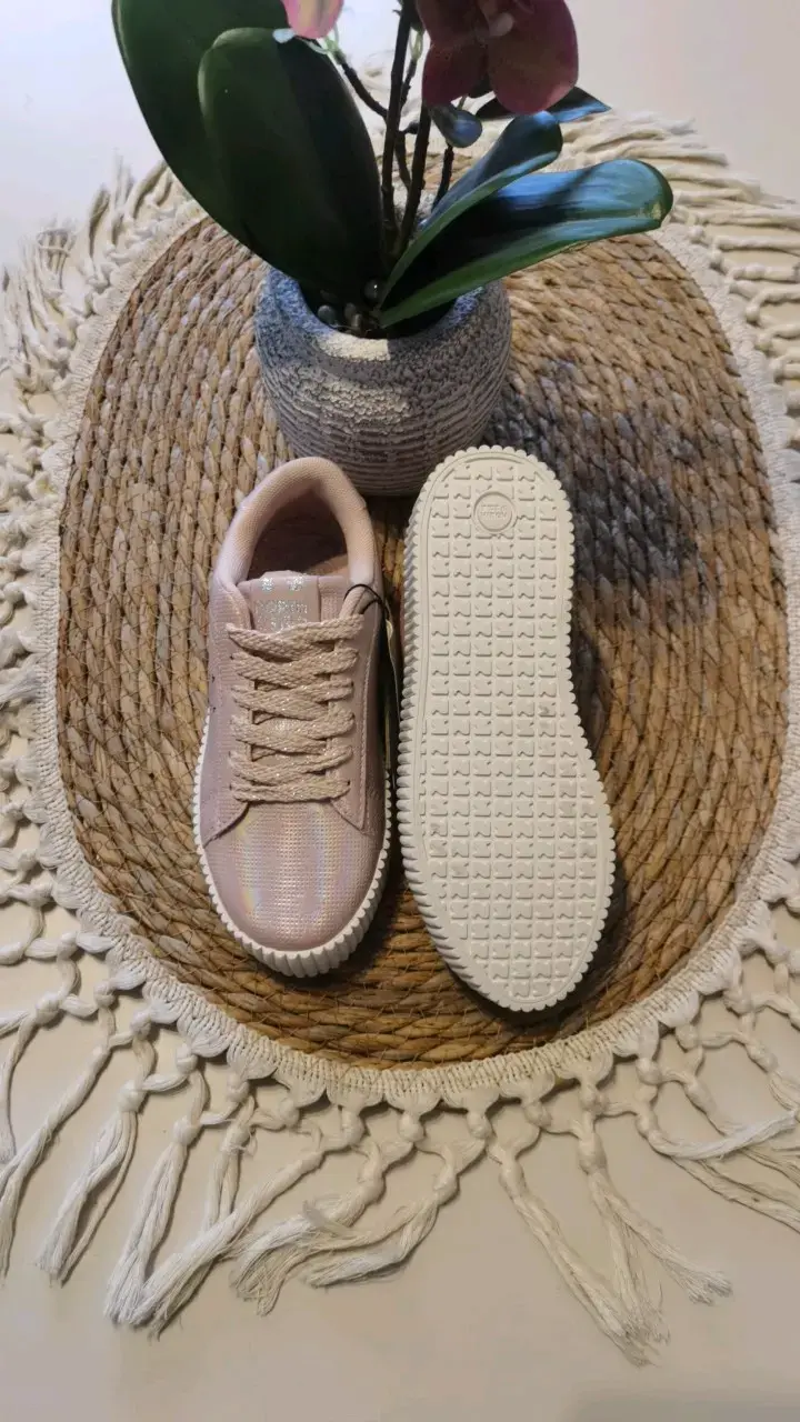 Zapatillas north star rosa con brillo niña - 2