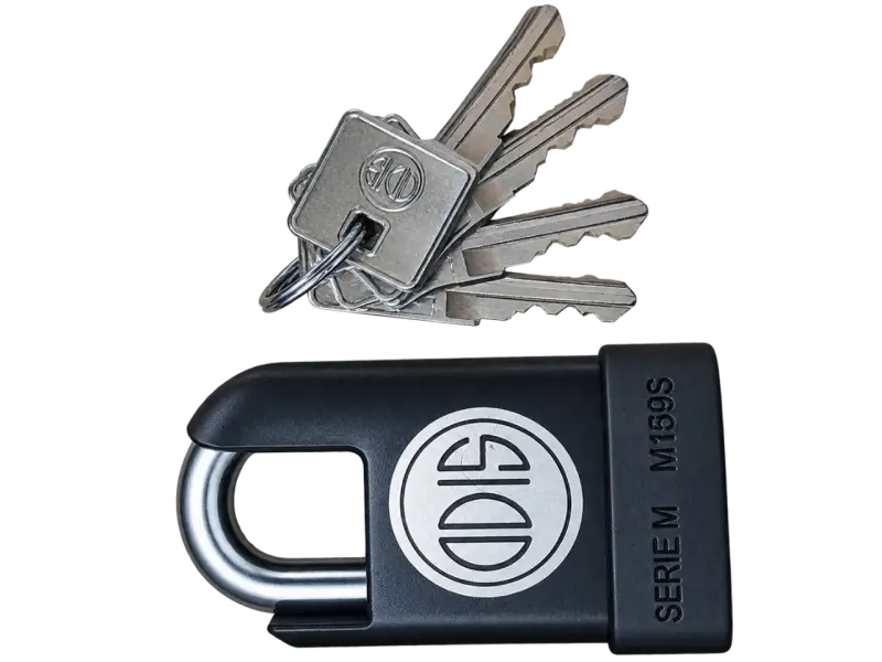Candado de seguridad con llaves Serie M M150S